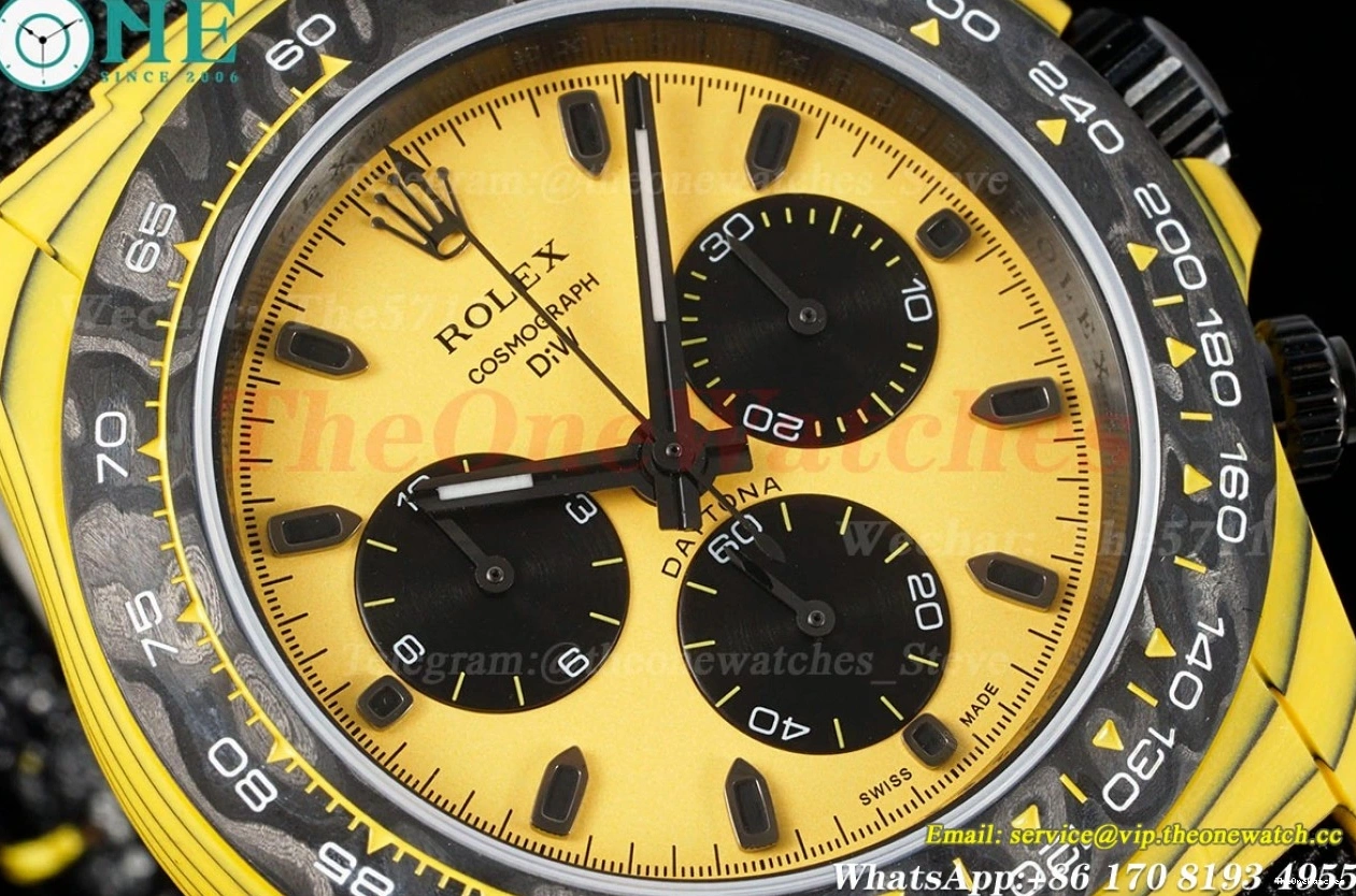 DIWF 40mm FC Yellow A7750 Diw NY Dial Daytona 0202